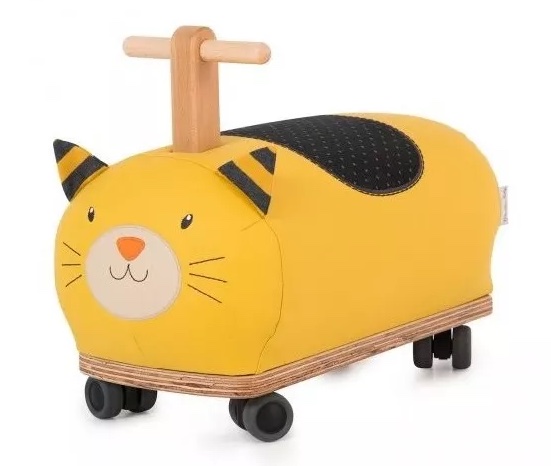 Porteur chat roues folles Les moustaches - Moulin Roty